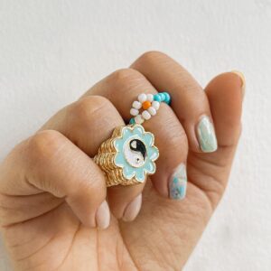 ¡Uy! Anillos juego Yin Yang x3