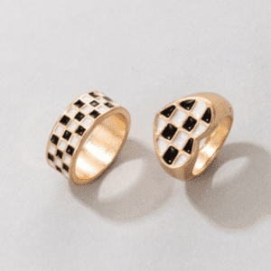 !Uy! Anillos Ajedrez Juego x2