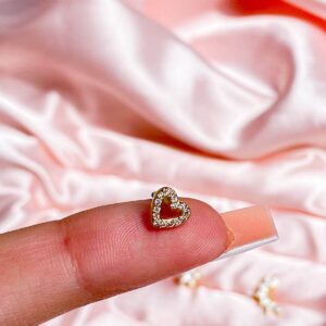 ¡Uy! Piercing Corazón Cristal