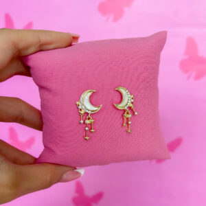 ¡Uy! Aretes estrella y luna brillante