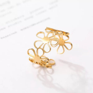 ¡Uy! Anillo flores troquel