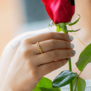 ¡Uy! Anillo corazones romanticos