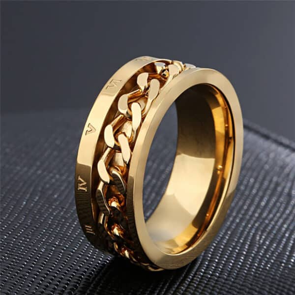 ¡Uy! Anillo cadena unisex romano - Imagen 2
