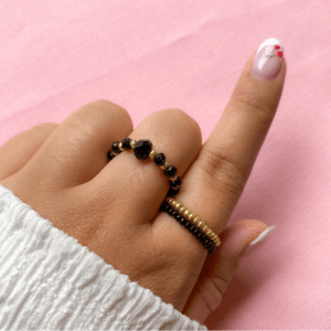 ¡Uy! Anillos tejidos