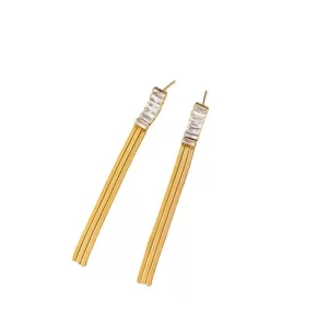 ¡Uy! Aretes Johanson circon largos