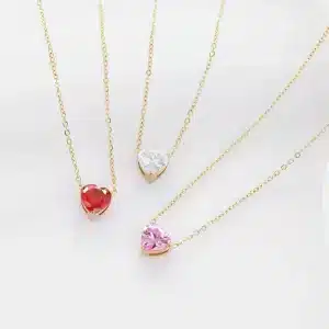 ¡Uy! Collar Corazón Diamante